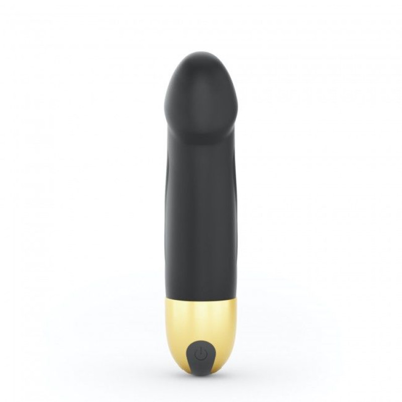 Вібратор Dorcel Real Vibration S Gold 2.0, діам 3,7см, перезаряджається, для точки G