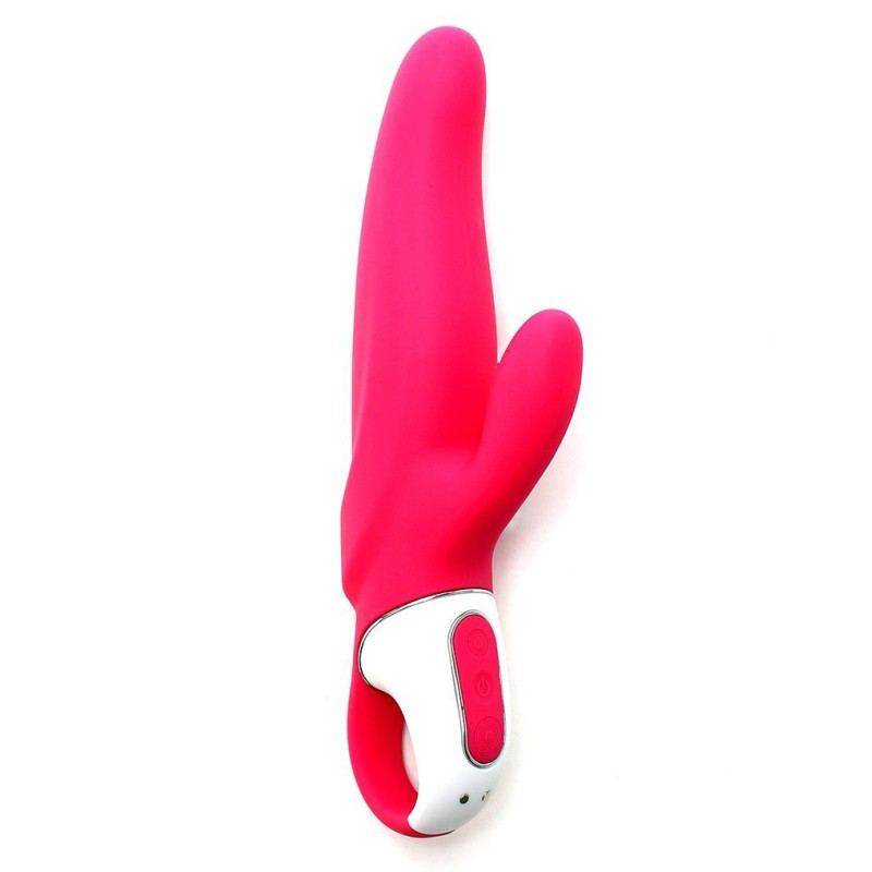 Потужний вібратор-кролик Satisfyer Vibes Mr. Rabbit, два мотора, литий силікон, 12 режимів роботи