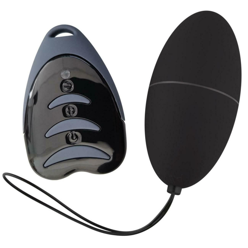 Віброяйце Alive Magic Egg 3.0 Black з пультом дистанційного керування, на батарейках