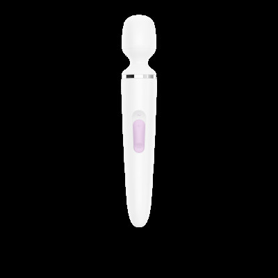 Вібромасажер Satisfyer Wand-er Woman (White/Chrome)