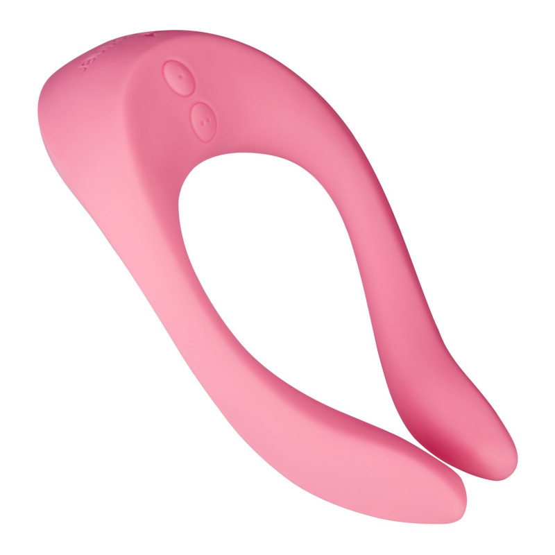 Вібратор для пар Satisfyer Endless Joy, рожевий, 3 незалежні мотори, багатофункціональний