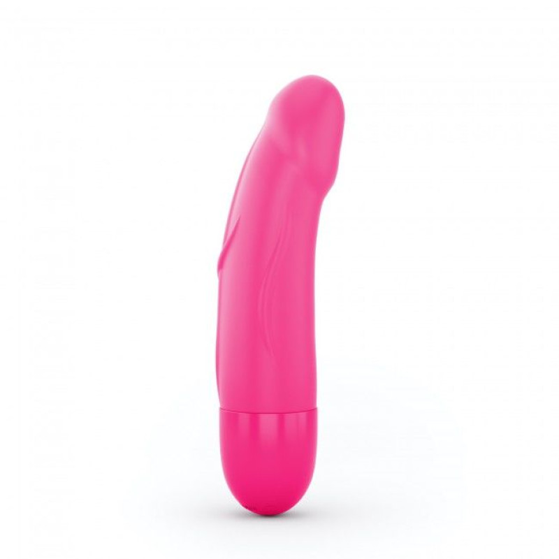 Вібратор Dorcel Real Vibration S Magenta 2.0, діам 3,7см, перезаряджається, для точки G