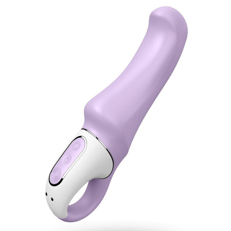 Потужний вібратор Satisfyer Vibes Charming Smile з гнучким стовбуром, литий силікон, 12 режимів роботи