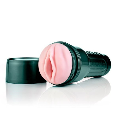 Мастурбатор з вібрацією Fleshlight Vibro Pink Lady Touch, три вібропулі, стимулюючий рельєф