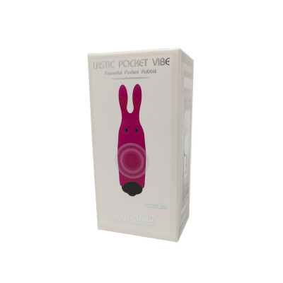 Вібропуля Adrien Lastic Pocket Vibe Rabbit Pink зі стимулюючими вушками