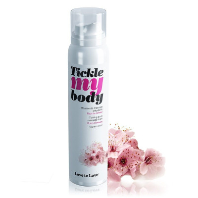 Масажна піна Love To Love TICKLE MY BODY - Цвіт вишні 150 мл