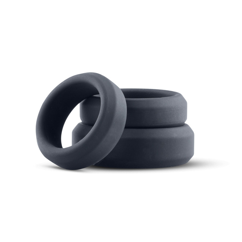 Набір ерекційних кілець Boners 3 Ring kit (плоскі кільця)