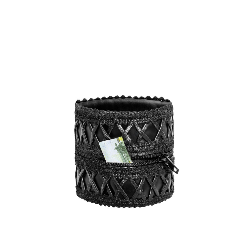 Жіночий наручний гаманець Noir Handmade F326 Wrist wallet with hidden zipper