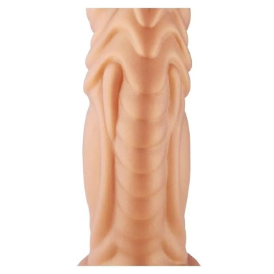 Силіконовий ділдо Hismith Slightly Curved Monster Series