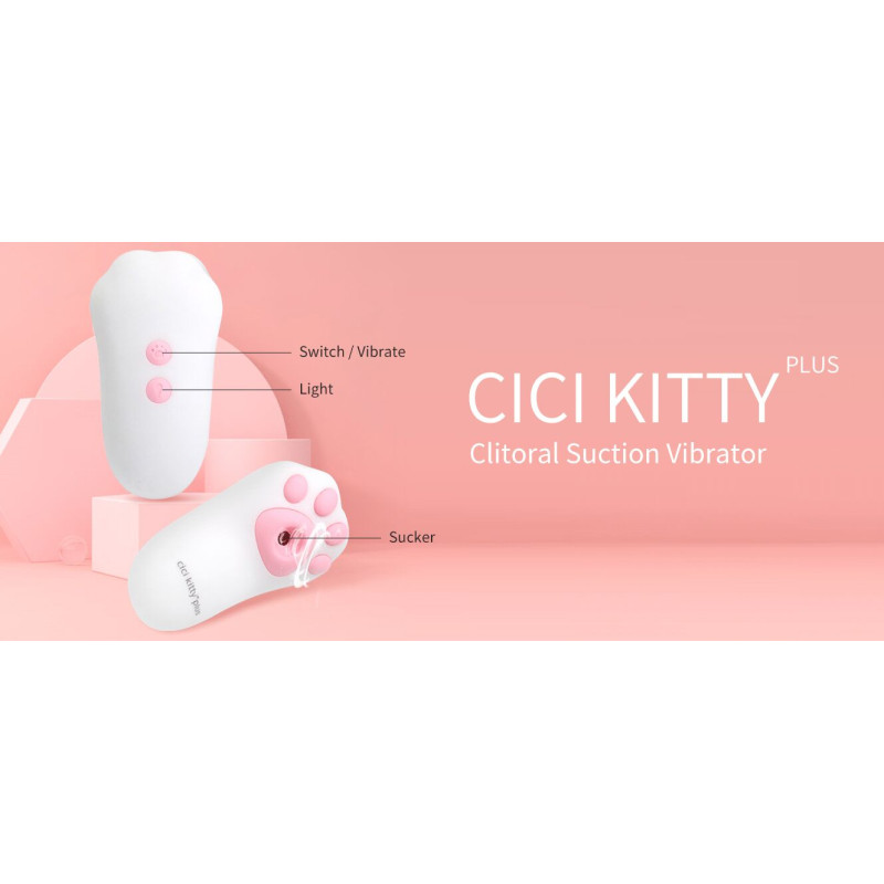 Вакуумний кліторальний стимулятор Otouch Cici Kity Plus з вібрацією