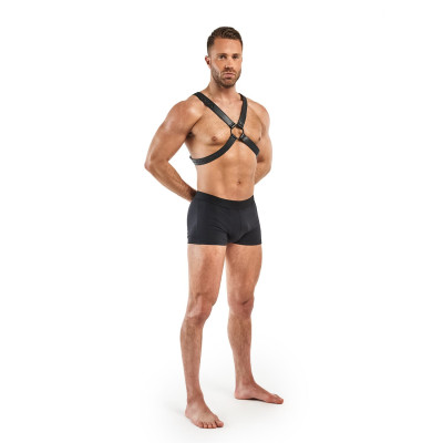 Портупея Bedroom Fantasies Lionel High Halter, чорна