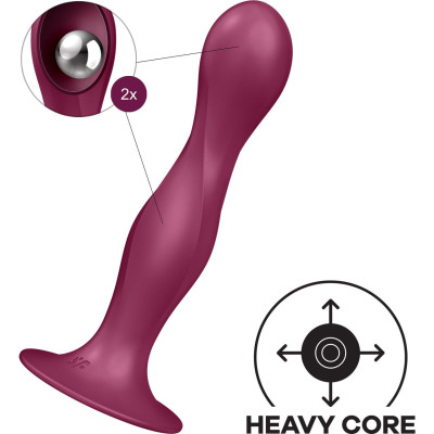 Ділдо Satisfyer Double Ball-R Red