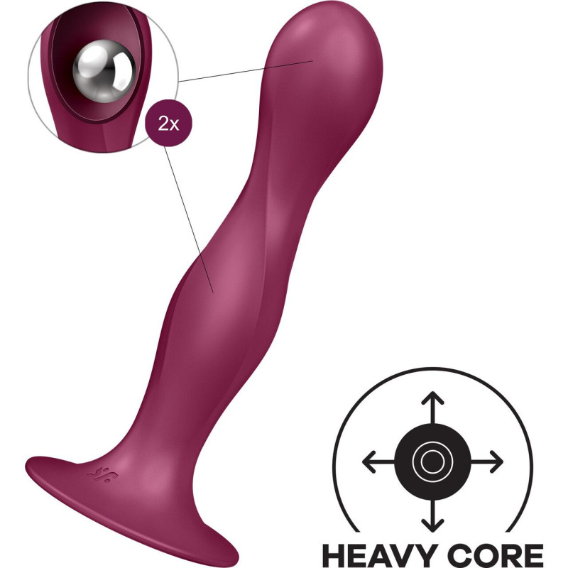 Ділдо Satisfyer Double Ball-R Red