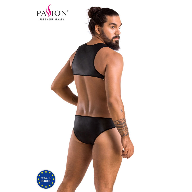 Чоловічий боді + труси 056 BODY ADAM black XXL/XXXL - Passion