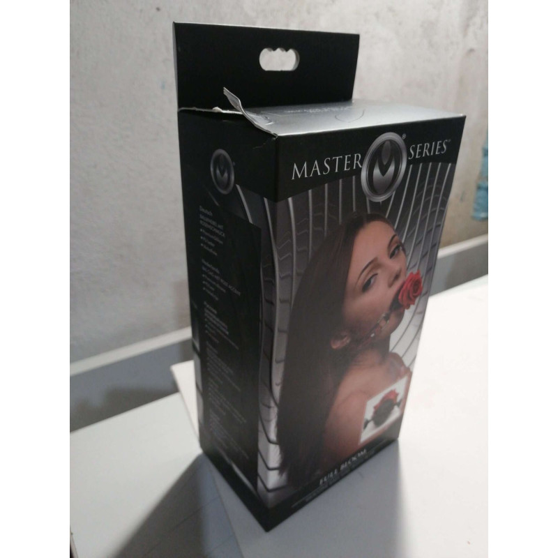 Кляп Master Series Eye-Catching Ball Gag With Rose (м'ята упаковка)