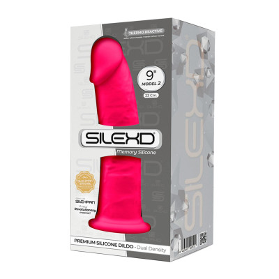 Фалоімітатор SilexD Oscar Pink (Model 2), довжина 22.8 см, діаметр 5.4см