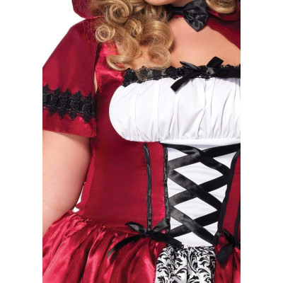 Костюм червоної шапочки Leg Avenue Gothic Red Riding Hood 1X-2X