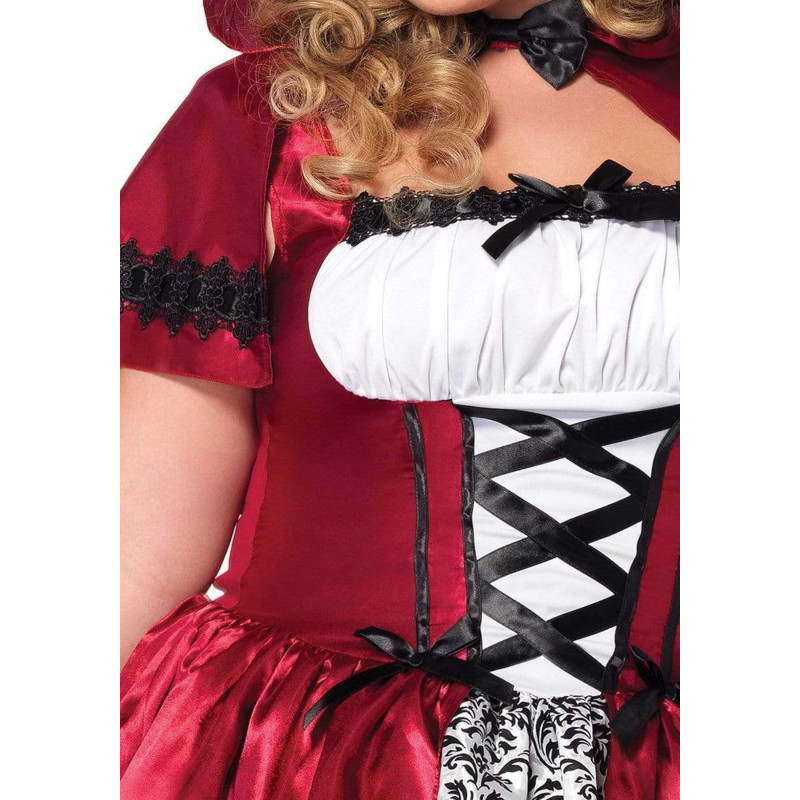 Костюм червоної шапочки Leg Avenue Gothic Red Riding Hood 1X-2X