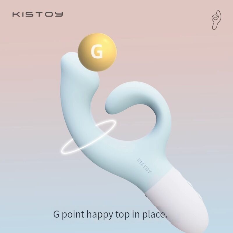 Вібратор-кролик з підігрівом KISSTOY Big G Blue