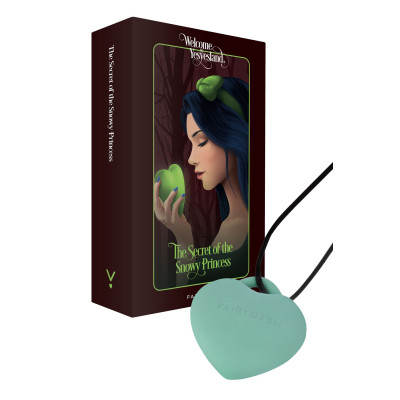 Міні-вібратор «Сердечко» FairyGasm PleasureStone Green