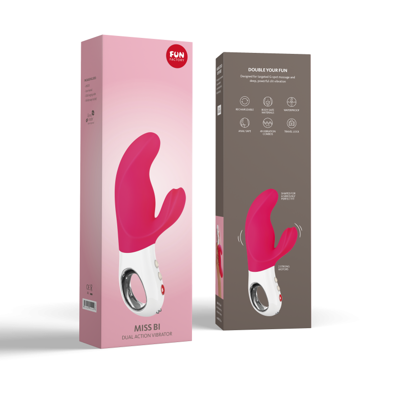 Вібратор-кролик Fun Factory Miss Bi Pink