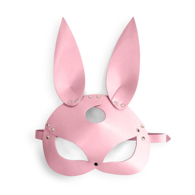 Шкіряна маска зайчика Art of Sex - Bunny mask, рожева