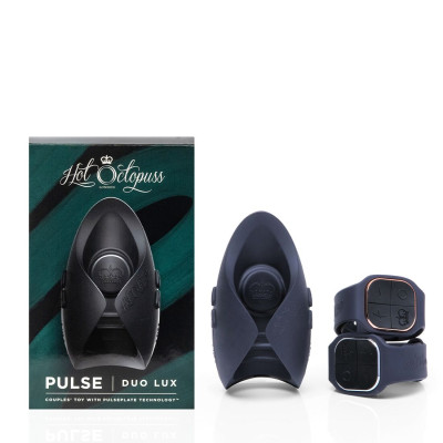 Мастурбатор Hot Octopuss PULSE DUO LUX, пульсація, використання без рук, підходить для пар, 2 пульта