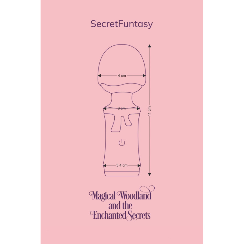 Міні-вібромасажер FairyGasm SecretFuntasy blue