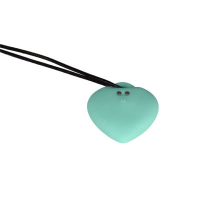 Міні-вібратор «Сердечко» FairyGasm PleasureStone Green