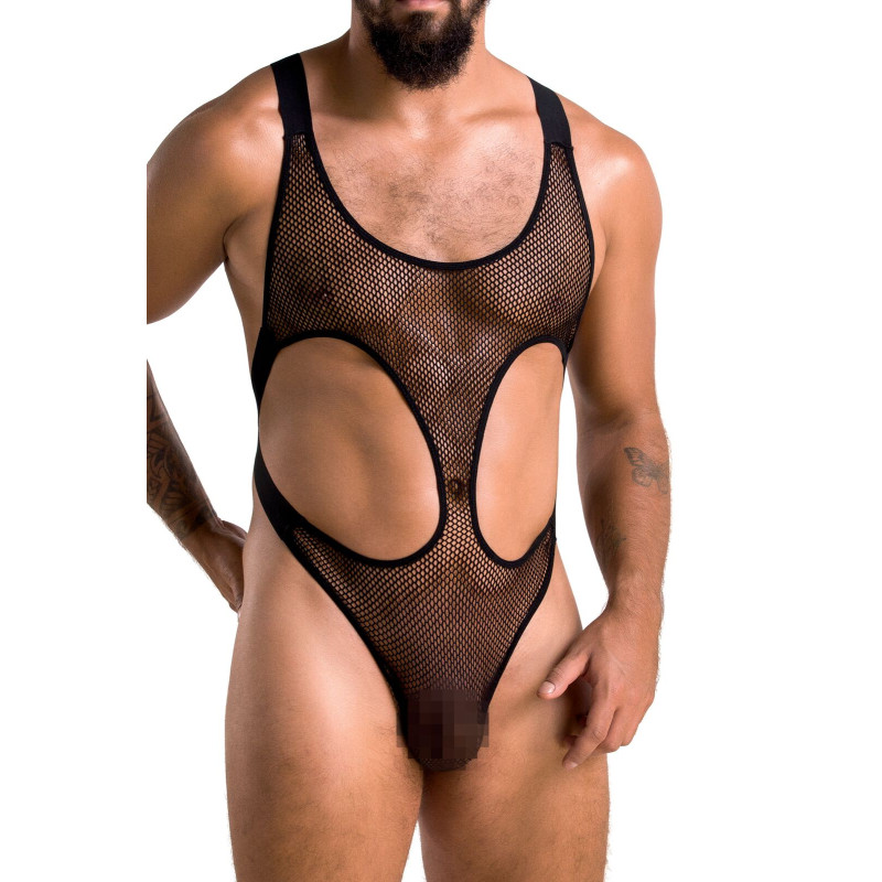 Чоловічий боді 040 BODY LEON black S/M - Passion