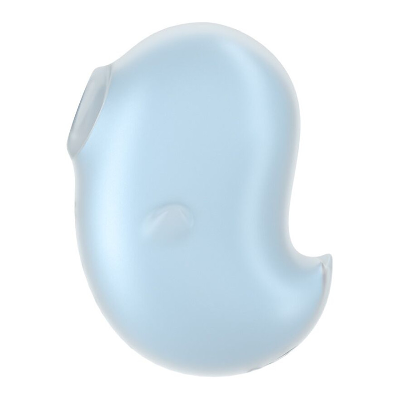 Вакуумний кліторальний стимулятор із вібрацією Satisfyer Cutie Ghost Blue