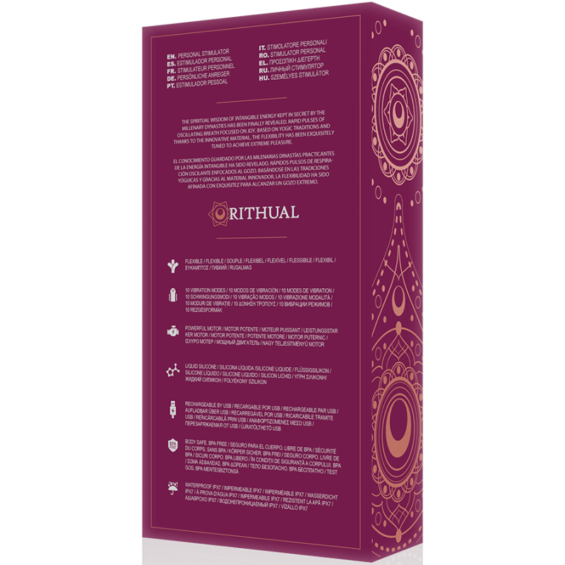 Вібратор для зони G Rithual Kriya, рожевий