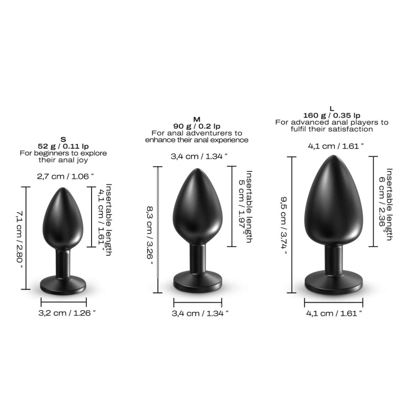 Анальний корок Dorcel ONIX PLUG S