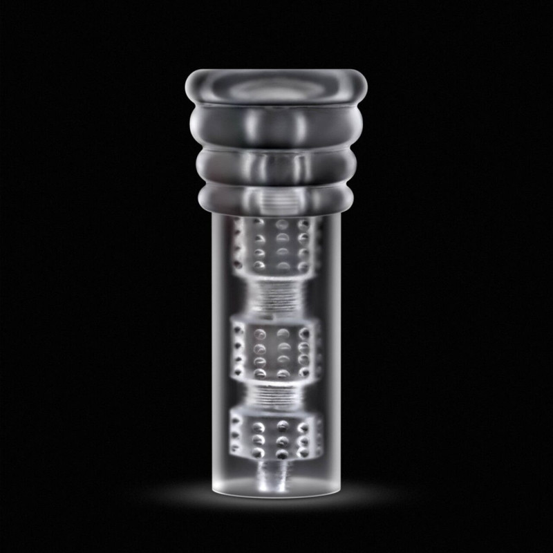 Мастурбатор Rize by Blush - Luz Glow in the Dark Masturbator, прозорий