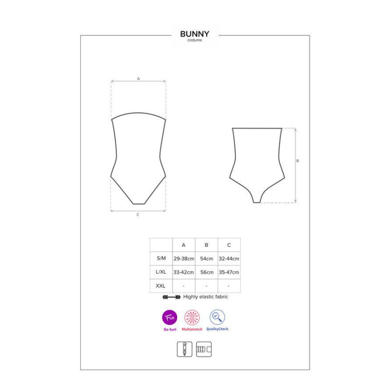 Еротичний костюм Obsessive Bunny costume S/M