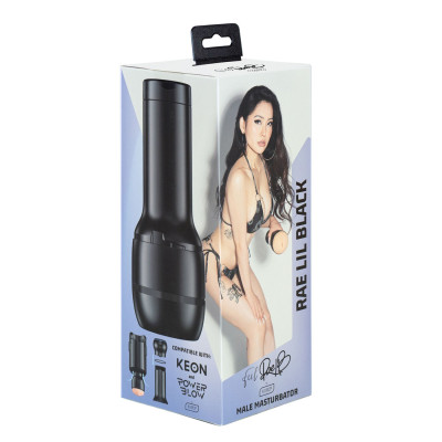 Мастурбатор Kiiroo Feel Rae Lil Black PBC сумісний з PowerBlow та Keon Мастурбатор Kiiroo Feel Rae Lil Black PBC сумісний з PowerBlow та Keon