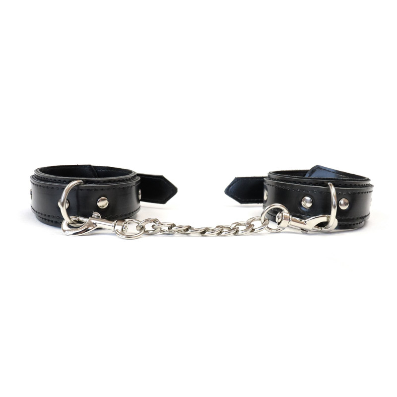 Наручники з екошкіри Art of Sex - Handcuffs Emoji, колір чорний