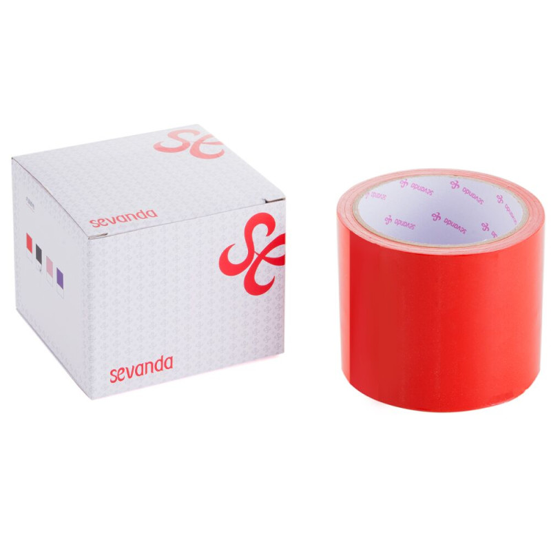 Електростатична стрічка для бондажу LOCKINK SEVANDA Electrostatic Tape - Red Tape, 16 м