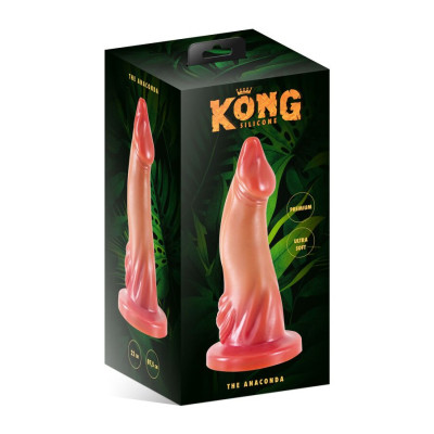 Фентезійний фалоімітатор Kong Silicone The Anaconda, 23 см