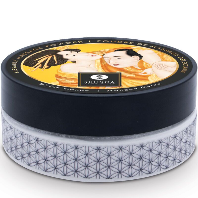 Смачна пудра для оральних ласк Shunga Body Powder - Манго (75 грам)