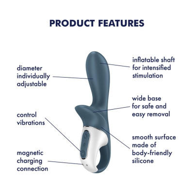 Анальний вібратор Satisfyer Air Pump Booty 2