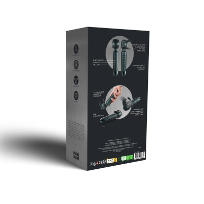 Мастурбатор-вібромасажер Manwan MAN.WAND EVO Pine Grey, відмінно для пар, вібромінет