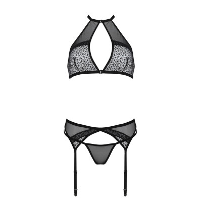 Комплект білизни SATARA SET Black L/XL Passion