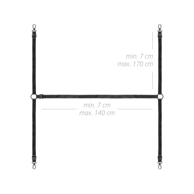 Фіксатор рук та ніг для ліжка Bedroom Fantasies Under the bed Restraint Set