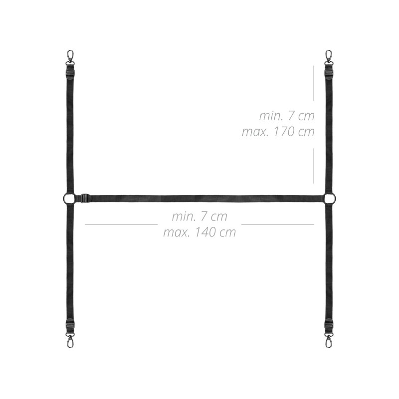 Фіксатор рук та ніг для ліжка Bedroom Fantasies Under the bed Restraint Set