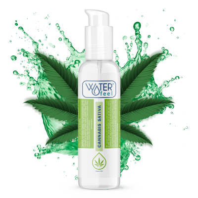 Лубрикант на водній основі з олією насіння канабісу  Cannabis Sativa, 150 мл Waterfeel (Іспанія)