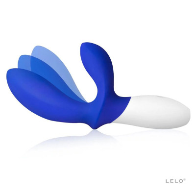 Масажер простати LELO Loki Wave Federal Blue, 2 мотори, привабливий рух + стимуляція промежини