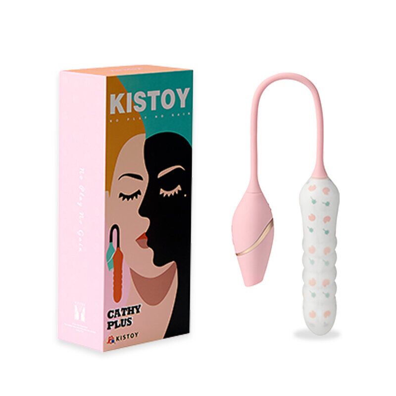 Вібратор із вакуумним стимулятором KISSTOY Cathy Plus