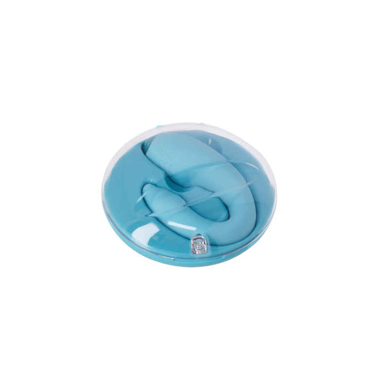 Вібратор для пар FairyGasm PleasureBerry blue, зарядний кейс, пульт ДУ