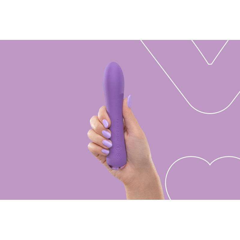 Вібратор із підігрівом FairyGasm WowGenie violet, підігрів до 42 °C